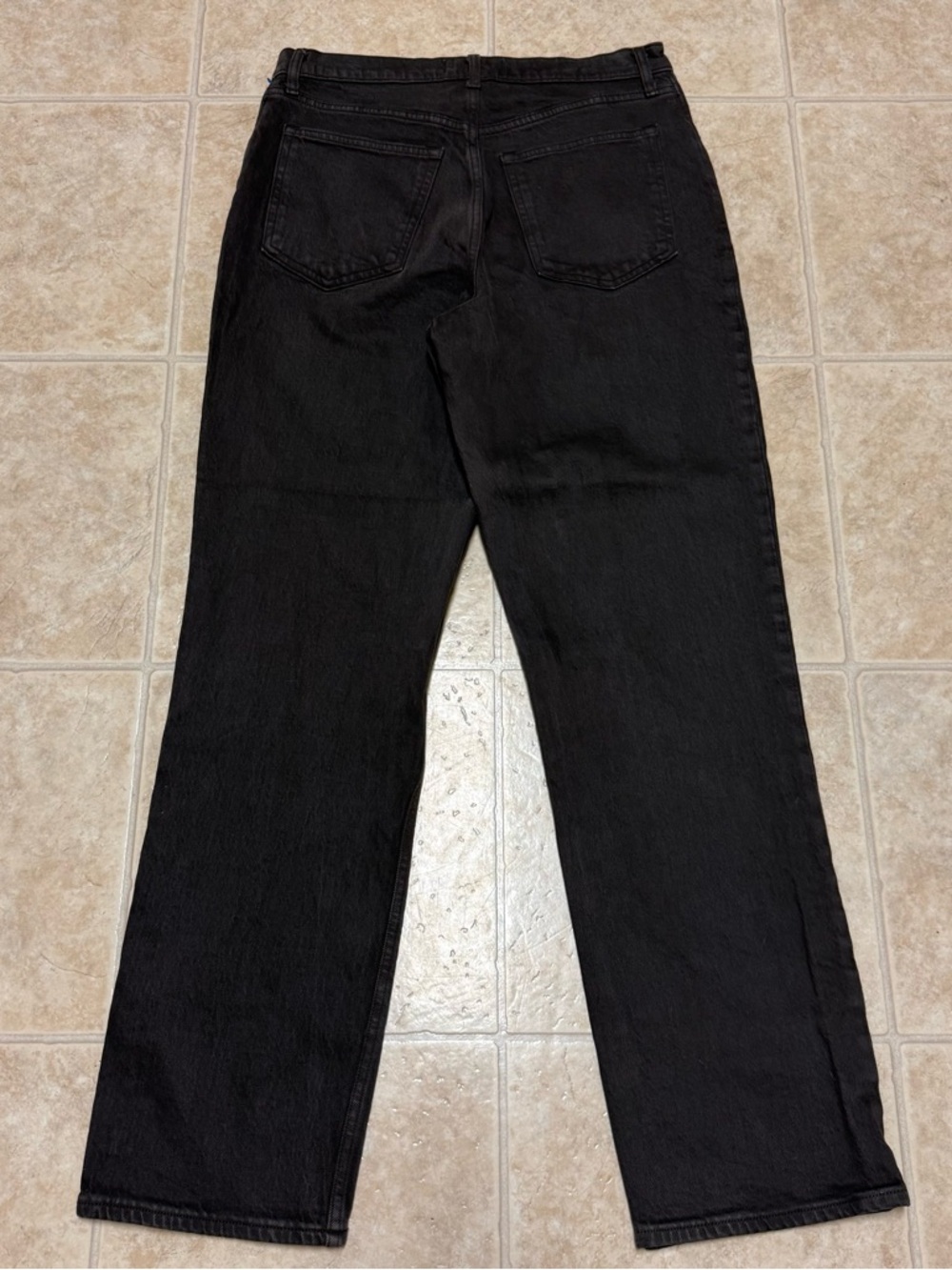 Abercrombie & Fitch High-Rise Straight Jeans in Brown - Picture 3 of 4